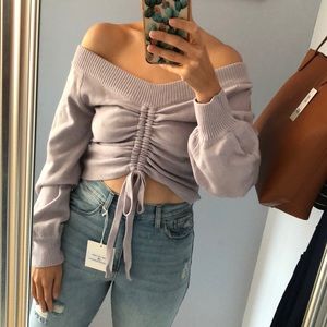 Lumiere Off the Shoulder Sweater